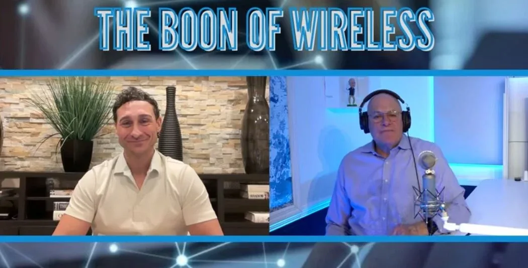 Gio Perone, co-founder of New York Mobile, discussing the telecom future during an interview on The Boon of Wireless podcast.