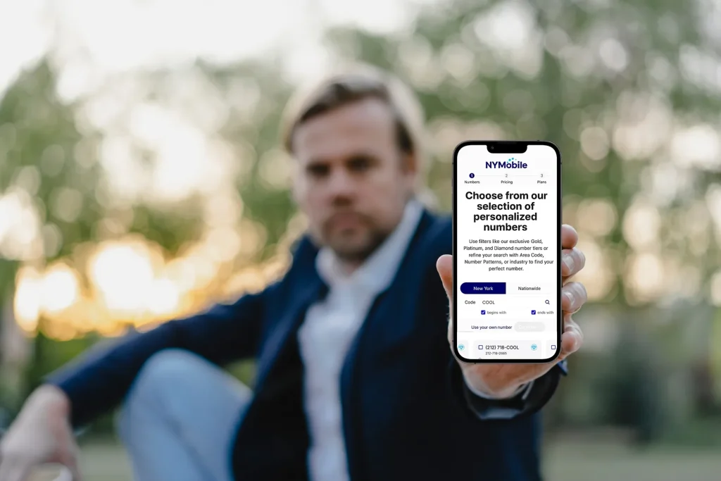 Search all available phone numbers across U.S. area codes with NY Mobile