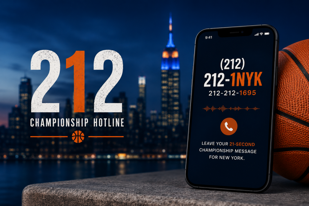 New York Waited 53 Years. Now Knicks Fans Have a Number to Call: (212) 212-1NYK